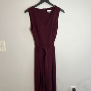 Burgundy Calvin Klein Jumpsuit